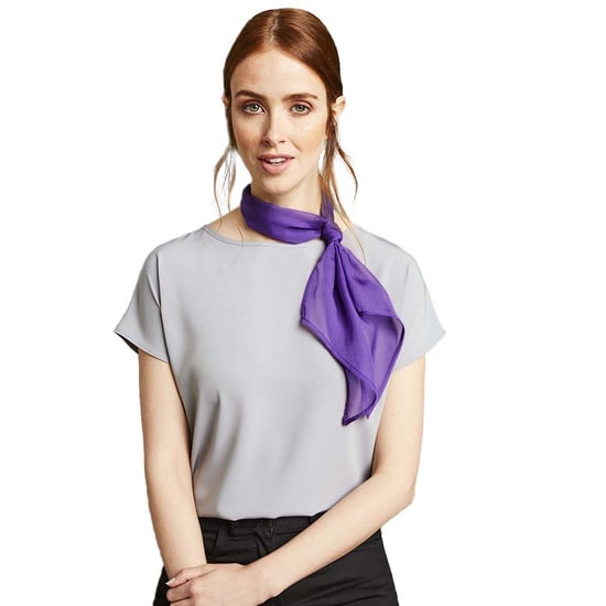 Premier Ladies/Womens Work Chiffon Formal Scarf (Rich Violet) - Image 2