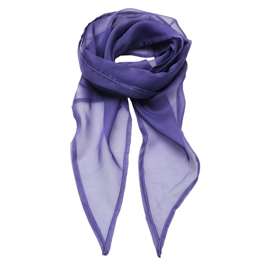Premier Ladies/Womens Work Chiffon Formal Scarf (Purple) - Image 1