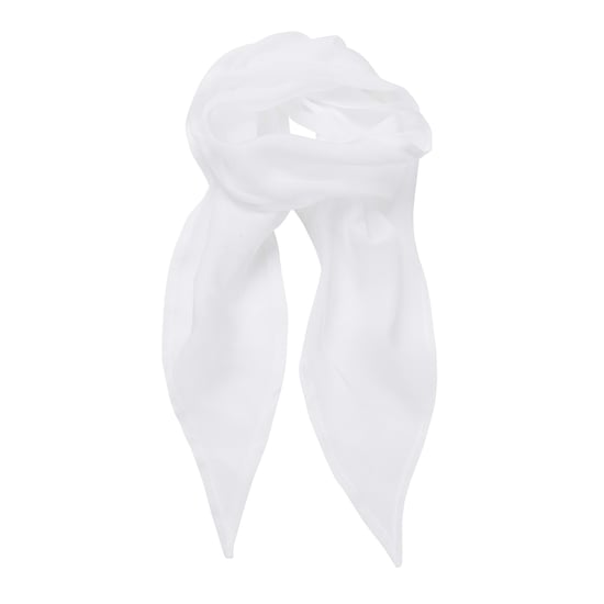 Premier Ladies/Womens Work Chiffon Formal Scarf (White) - Image 1