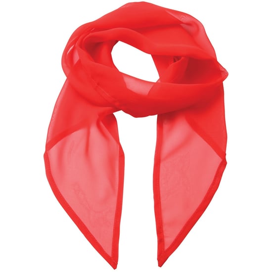 Premier Ladies/Womens Work Chiffon Formal Scarf (Strawberry Red) - Image 1