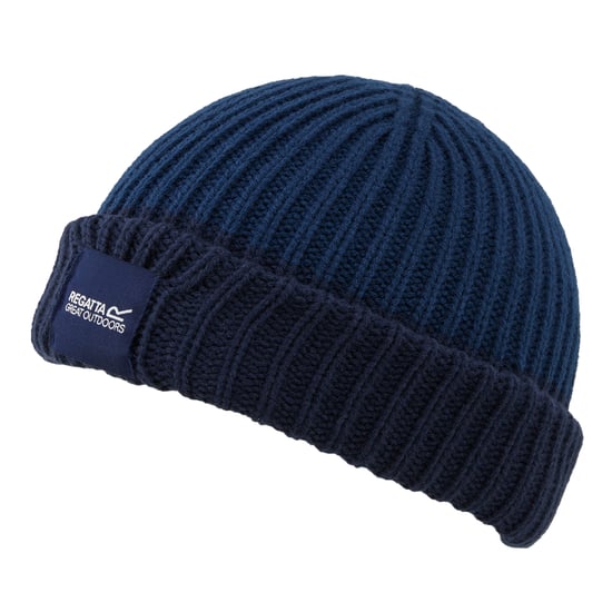Regatta Kinderen/Kinderen Connora Fisherman Logo muts (Moonlight Denim/Navy) - Image 2