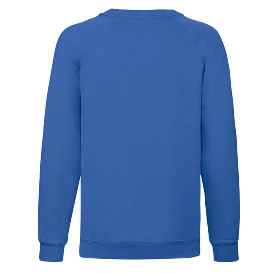 Fruit of the Loom Klassiek Raglan Sweatshirt voor kinderen/Kinderen (Koningsblauw) - Image 2