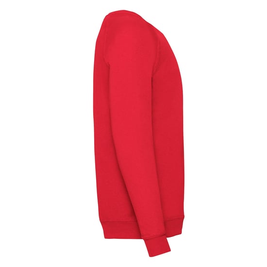Fruit of the Loom Klassiek Raglan Sweatshirt voor kinderen/Kinderen (Rood) - Image 3