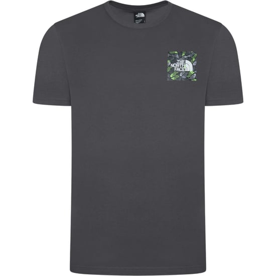 The North Face Mens M Box Exploration T Shirt Anthracite Grey - Image 2