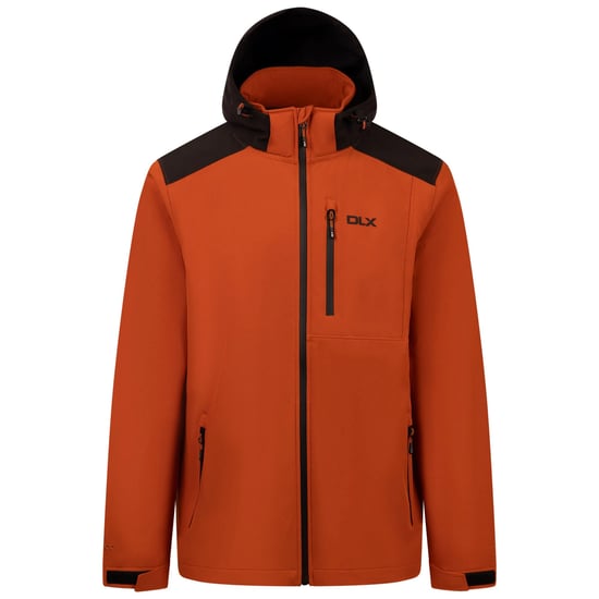 Trespass Heren Durand DLX Soft Shell Jas (Gebrande sinaasappel) - Image 1