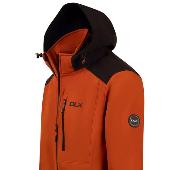 Trespass Heren Durand DLX Soft Shell Jas (Gebrande sinaasappel) - Image 4