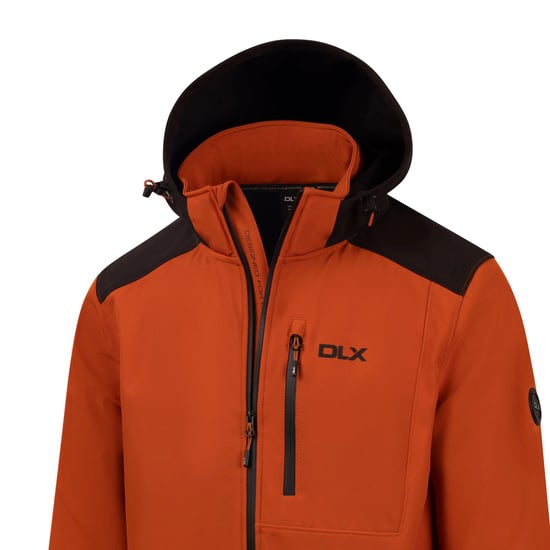 Trespass Heren Durand DLX Soft Shell Jas (Gebrande sinaasappel) - Image 5