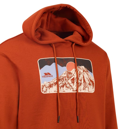 Trespass Heren Norton Mountain Hoodie (Gebrande sinaasappel) - Image 3