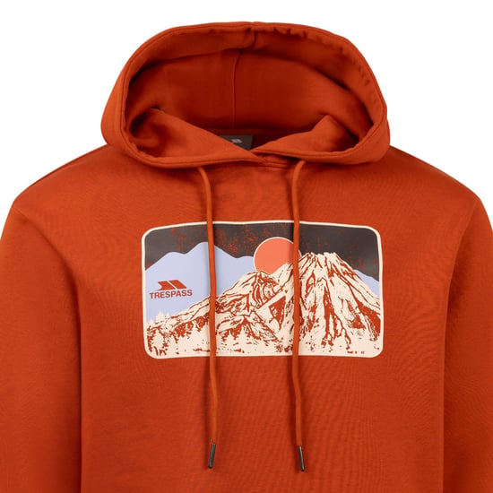 Trespass Heren Norton Mountain Hoodie (Gebrande sinaasappel) - Image 4
