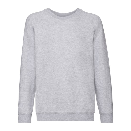 Fruit of the Loom Kinder/Kids Klassiek Heather Raglan Sweatshirt (Heide Grijs) - Image 1
