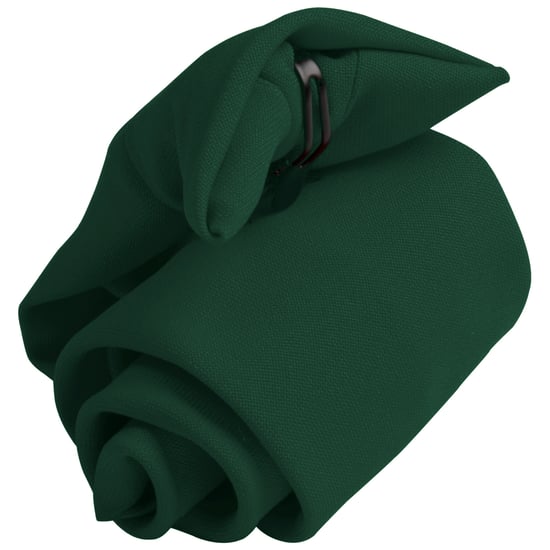 Premier Tie - Mens Plain Clip On Tie (Bottle Green) - Image 1