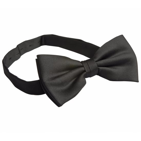 Premier Stropdas - Unisex-strikje in de vorm van een platte platte stropdas (Zwart) - Image 2