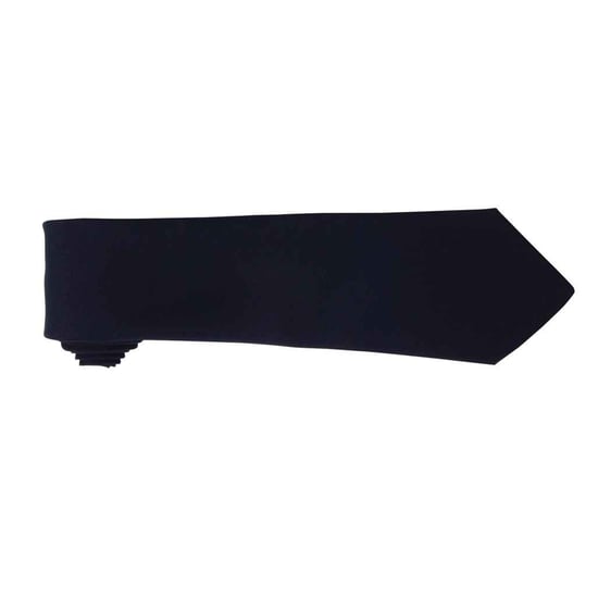 Premier Effen polyester stropdas (Marine) - Image 2
