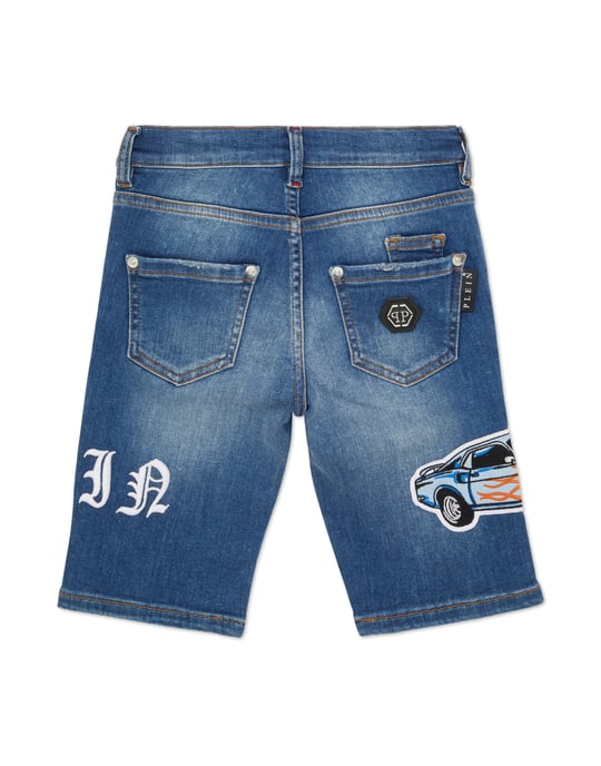 Denim Shorts Formentera Cars Racing - Image 4
