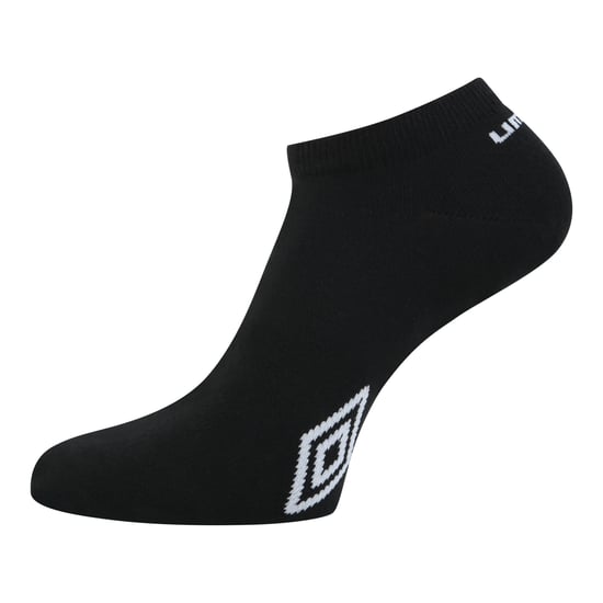 Umbro Trainingssokken met logo voor volwassenen (pak van 3) (Wit/Zwart/Grijs) - Image 3