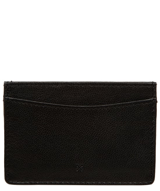 'Annalisa' Black Leather Card Holder - Image 1