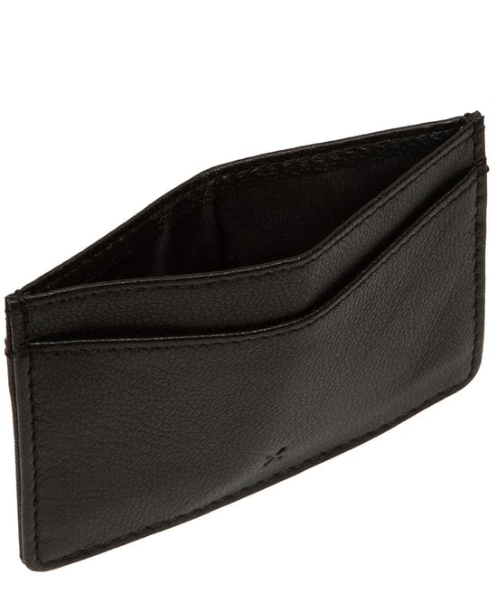 'Annalisa' Black Leather Card Holder - Image 2