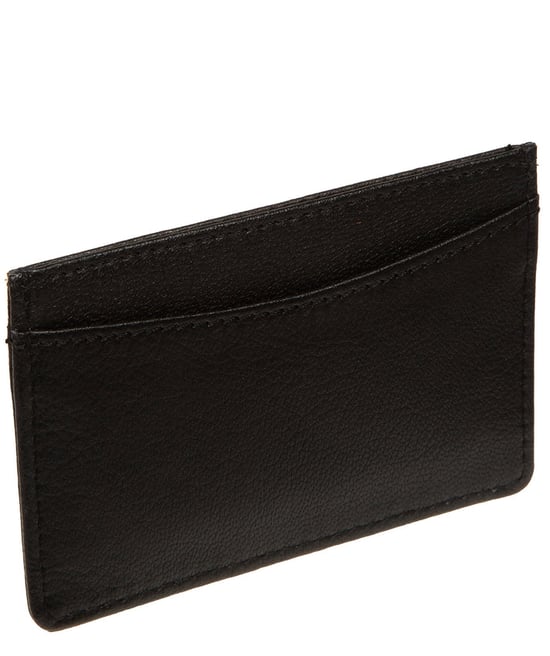 'Annalisa' Black Leather Card Holder - Image 4