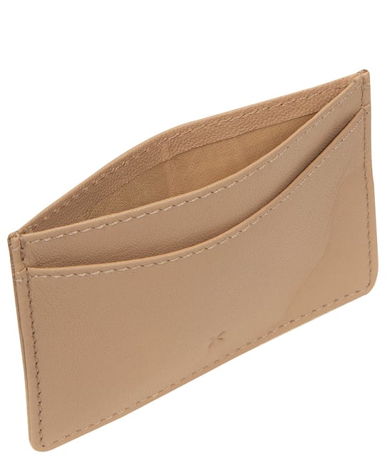 'Annalisa' Latte Leather Card Holder - Image 2