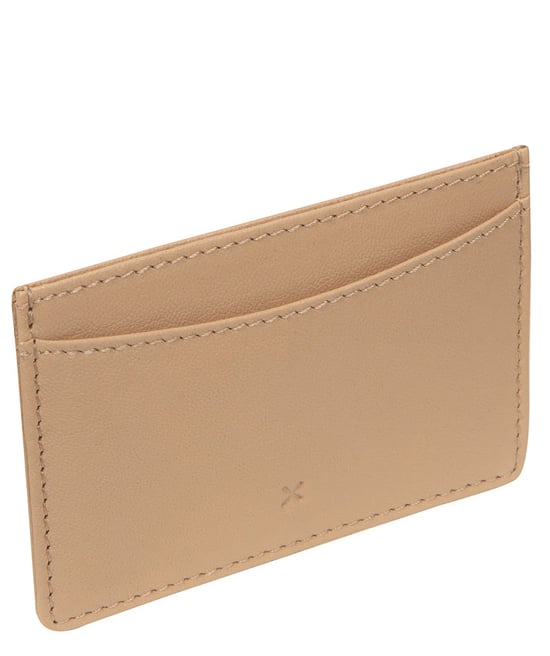 'Annalisa' Latte Leather Card Holder - Image 3