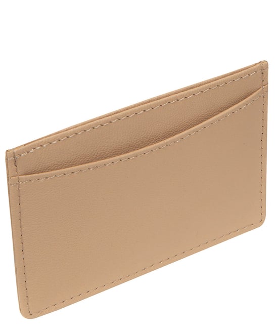 'Annalisa' Latte Leather Card Holder - Image 4