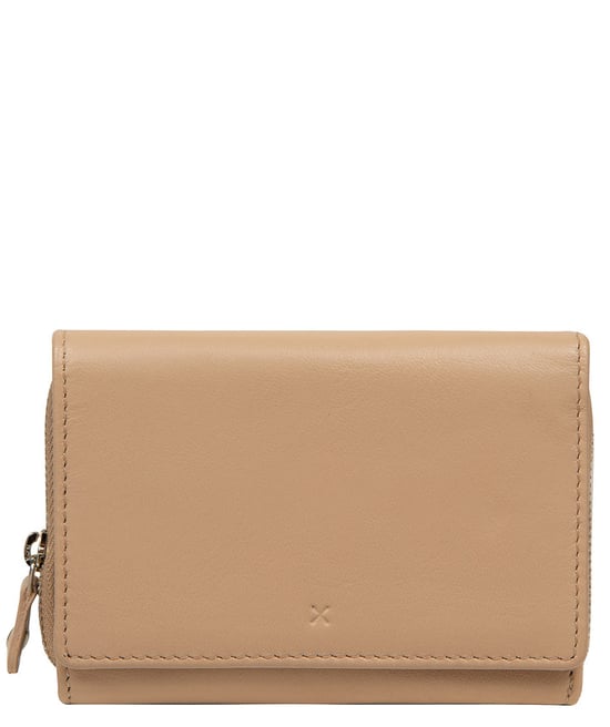 'Evelina' Latte Leather Purse - Image 1
