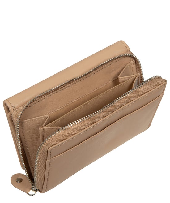 'Evelina' Latte Leather Purse - Image 4