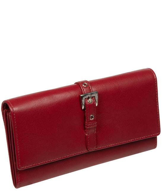 'Flavia' Red Leather Purse - Image 4