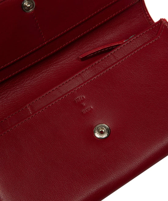 'Flavia' Red Leather Purse - Image 5