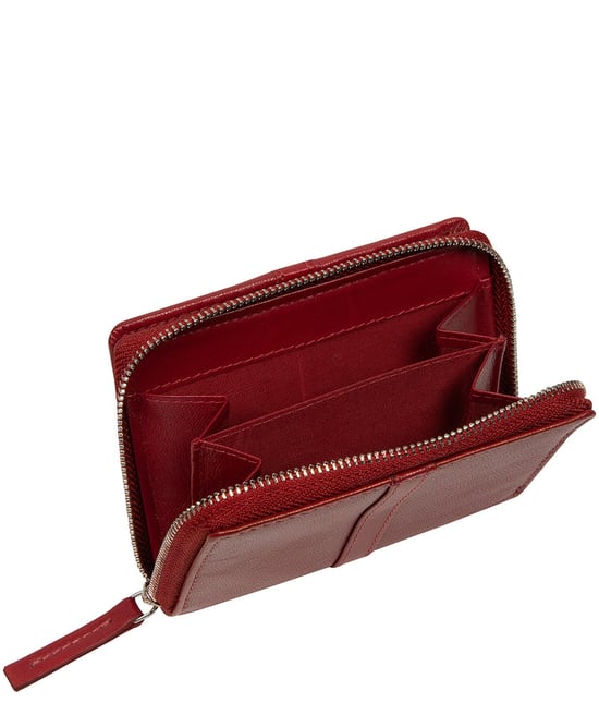 'Luciana' Red Leather Purse - Image 4