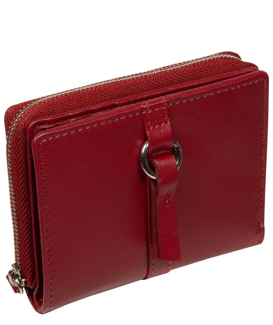 'Luciana' Red Leather Purse - Image 5