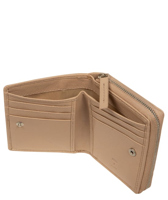 'Luciana' Latte Leather Purse - Image 2