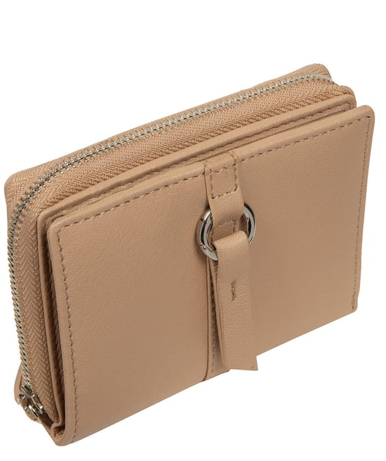 'Luciana' Latte Leather Purse - Image 3