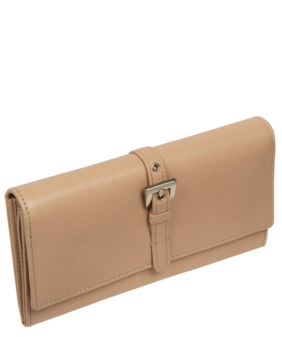 'Flavia' Latte Leather Purse - Image 4