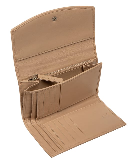 'Paloma' Latte Leather Purse - Image 2