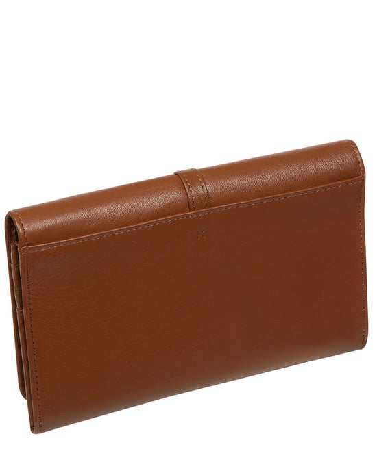 'Floriana' Tan Leather Purse - Image 3