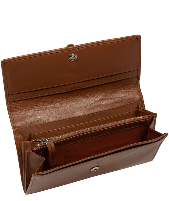 'Flavia' Tan Leather Purse - Image 2