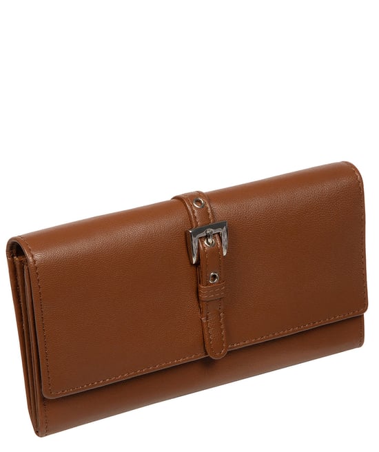 'Flavia' Tan Leather Purse - Image 4