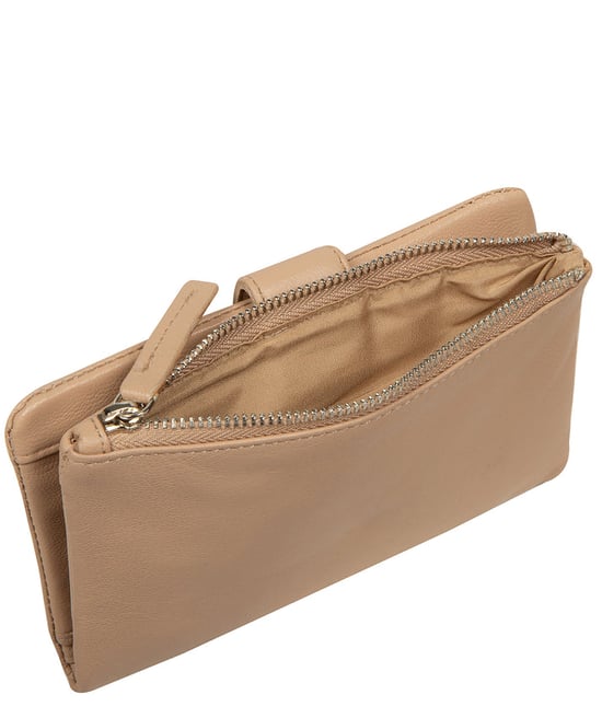 'Veronica' Latte Leather Purse - Image 4