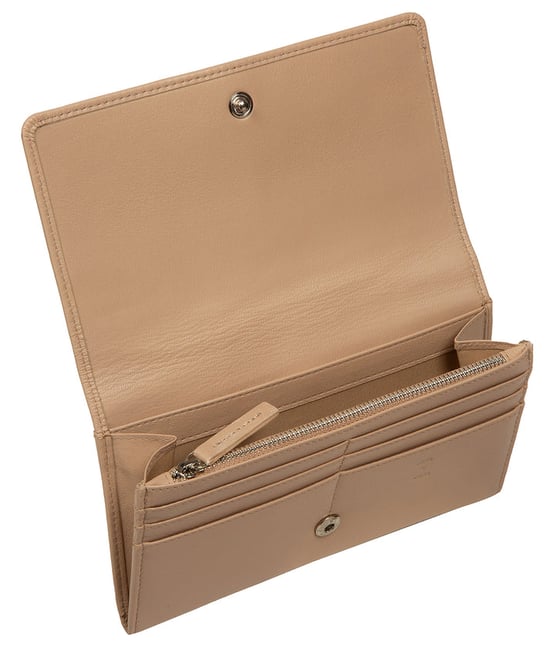 'Floriana' Latte Leather Purse - Image 2