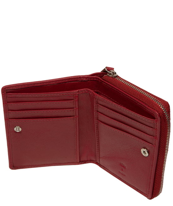 'Lilia' Red Leather Purse - Image 2