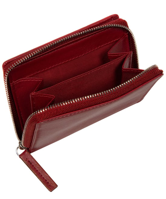 'Lilia' Red Leather Purse - Image 4