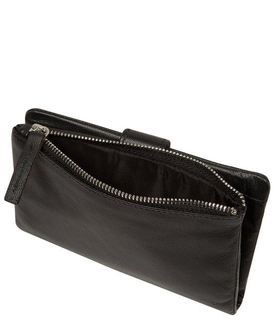 'Veronica' Black Leather Purse - Image 4