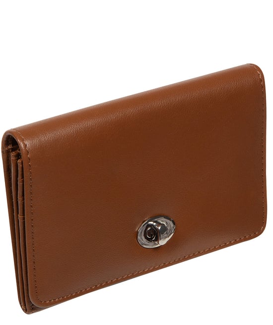 'Adriana' Tan Leather Purse - Image 4
