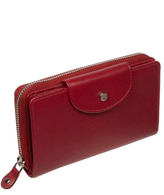 'Vanessa' Red Leather Purse - Image 3