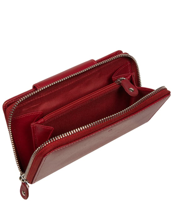 'Vanessa' Red Leather Purse - Image 4