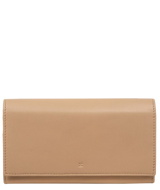 'Mirella' Latte Leather Purse - Image 1