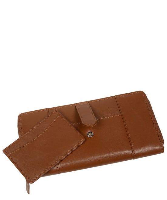 'Cecilia' Tan Leather Purse - Image 3