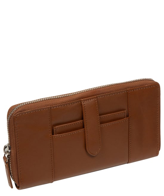 'Cecilia' Tan Leather Purse - Image 4