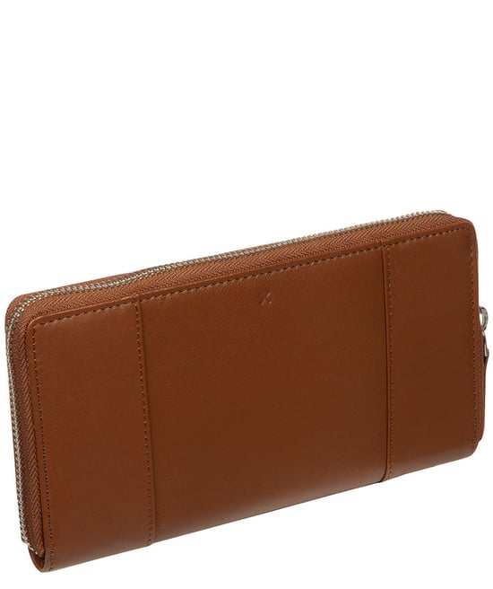 'Cecilia' Tan Leather Purse - Image 5
